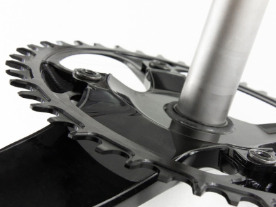 GARBARUK Kettenblatt Round 1-fach narrow-wide LK 110 mm Shimano FC-R9100 asymmetrisch 56 Zhne grn