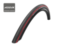 SCHWALBE Tire ONE 28 | 700 x 25C ADDIX Performance RaceGuard TUBE ONLY Red Stripes