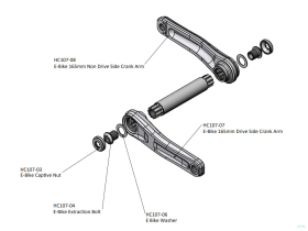 hope ebike cranks