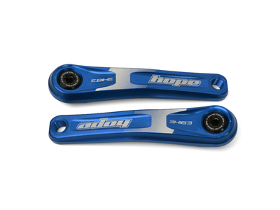 HOPE Kurbel E-Bike Crankset | 165 mm Kurbelarmlänge | blau