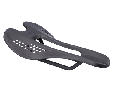 GELU Sattel E-3 Carbon/gelocht | 3K matt schwarz