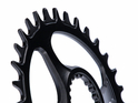 GARBARUK Chainring Melon oval Direct Mount | 1-speed narrow-wide Shimano XTR M9100 | 38 Teeth silver