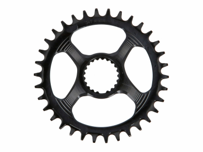 GARBARUK Chainring Round Direct Mount | 1-speed narrow-wide Shimano XTR M9100 | 38 Teeth black