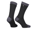 SEALSKINZ Socken Mid Length Warm Weather | Wasserdicht | schwarz / grau