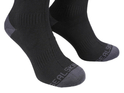 SEALSKINZ Socken Mid Length Warm Weather | Wasserdicht | schwarz / grau