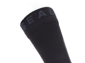 SEALSKINZ Socks Ankle All Weather Hydrostop | Waterproof | black / grey S (36 - 38)