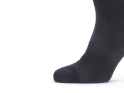 SEALSKINZ Socks Ankle All Weather Hydrostop | Waterproof | black / grey S (36 - 38)