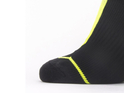 SEALSKINZ Socken Ankle All Weather Hydrostop | Wasserdicht | schwarz / neon gelb S (36 - 38)