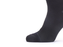 SEALSKINZ Socks Mid Length All Weather Hydrostop | Waterproof | black / grey