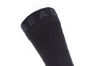 SEALSKINZ Socken Mid Length All Weather Hydrostop | Wasserdicht | schwarz / grau S (36 - 38)