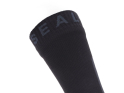 SEALSKINZ Socken Mid Length All Weather Hydrostop | Wasserdicht | schwarz / grau XL (47-49)