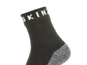 SEALSKINZ Socken Ankle Length Warm Weather Soft Touch | Wasserdicht | schwarz / grau