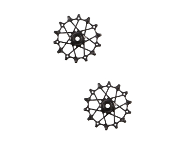 GARBARUK Schaltwerkrllchen fr Standard Kfig 14-14 Zhne | Shimano 12-fach rot
