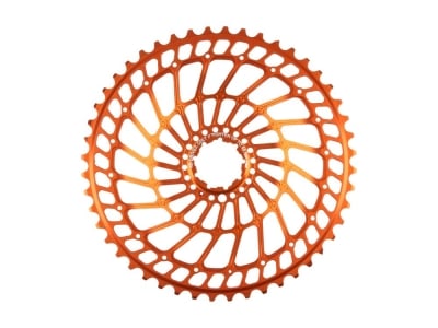 LEONARDI RACING Replacement Aluminum Cog for General Lee 12V NPU Cassette | 48 Teeth orange