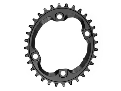 ABSOLUTE BLACK Kettenblatt oval 1-fach XT M8000 LK 96 narrow-wide Shimano 12-fach HG+ Kette | schwarz 30 Zähne