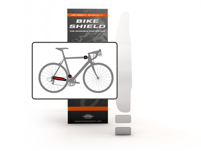 BIKESHIELD protection foil Stay + Headshield glossy