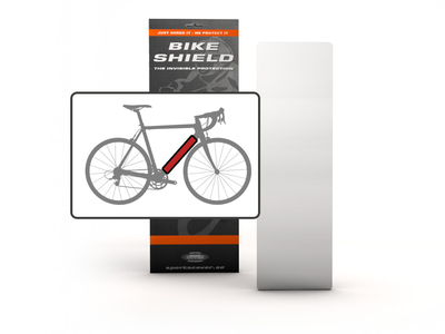 BIKESHIELD Rahmenschutzfolie TubeShield Large glänzend