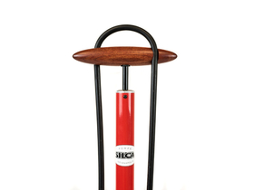 red bike pump