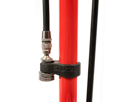 red bike pump