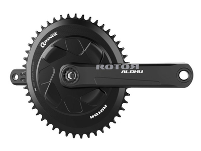 ROTOR Kettenblatt Q-Rings Aero oval 1-fach LK 110 mm | 4 Loch fr Rotor ALDHU | Shimano Road Auen 40 Zhne