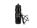 LIGHTWEIGHT Flaschenhalter Edelhelfer Carbon inkl. Trinkflasche Reservetank | schwarz 750 ml