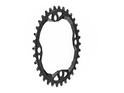 ABSOLUTE BLACK Chainring oval 1-speed LK 104 | narrow wide Shimano 12-speed HG+ Cahin | black