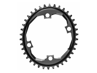 ABSOLUTE BLACK Kettenblatt oval 1-fach SRAM APEX Kurbel narrow wide | schwarz 42 Zähne