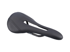 MCFK Saddle Leather Saddle Carbon open | padded black