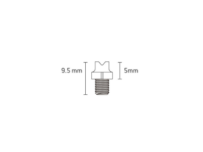 XPEDO Pins Stainless Steel 50 pcs | Twin-Tip Typ