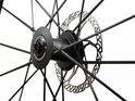 LIGHTWEIGHT Laufradsatz 28" Meilenstein EVO Disc | Clincher | SCHWARZ ED Shimano / SRAM Adapter Set 2 | Steckachse