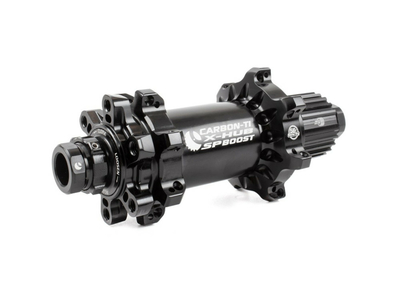 CARBON-TI Rear Hub X-Hub SP 6-Loch for 12x148 mm Boost | Freehub Shimano Micro Spline 12-speed black 24 hole