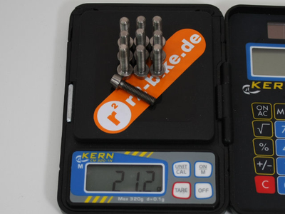 Titanschraube M5x20 konisch