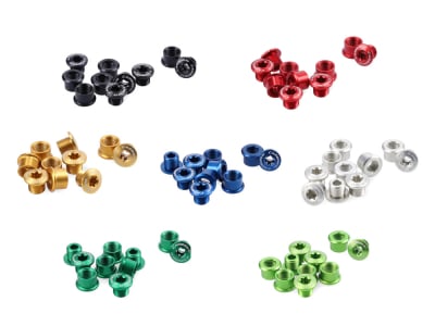 CARBON-TI Chainring Bolts X-Fix Road 5-Hole black