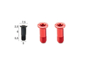 CARBON-TI Derailleur Roller Screws X-Jockey 14/14 red