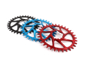GARBARUK Kettenblatt Melon Direct Mount oval | 1-fach narrow-wide SRAM GXP Boost Kurbel 36 Zähne blau