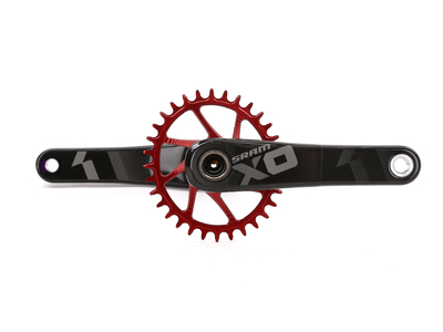 GARBARUK Chainring Melon Direct Mount oval | 1-speed narrow-wide SRAM GXP Boost Crank 36 Teeth violet