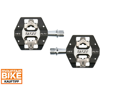 TATZE BIKE COMPONENTS Pedal MC-FLY Cr-Mo | black/silver