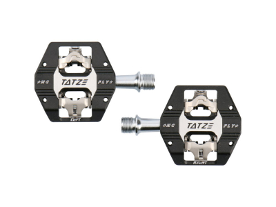 TATZE BIKE COMPONENTS Pedal MC-FLY Cr-Mo | black/silver