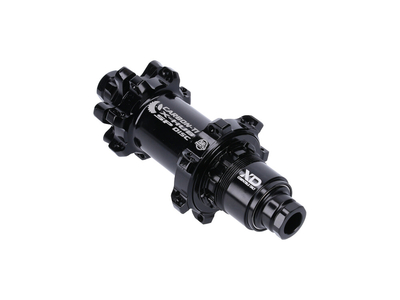 CARBON-TI Rear Hub X-Hub SP 6-Hole X-12 XD for 12x142 mm Thru Axle | Freehub SRAM XD matte black 24 hole
