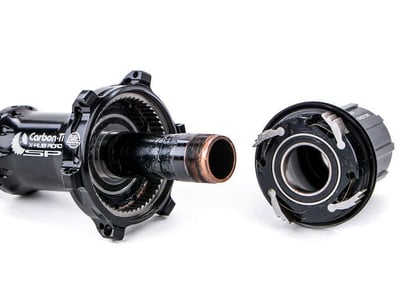 CARBON-TI Hinterradnabe X-Hub SP 6-Loch BOOST 148 fr 12x148 mm Steckachse | Freilauf Shimano/SRAM