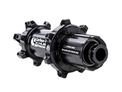 CARBON-TI Hinterradnabe X-Hub SP 6-Loch BOOST 148 fr 12x148 mm Steckachse | Freilauf Shimano/SRAM schwarz 24 Loch