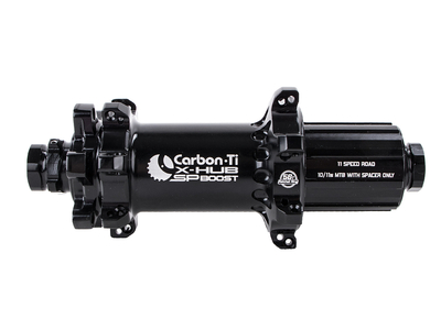CARBON-TI Rear Hub X-Hub SP 6-Hole BOOST 148 for 12x148 mm Thru Axle | Freehub Shimano/SRAM gold 28 hole