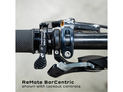 WOLFTOOTH ReMote Lever BarCentric for Dropper Seatpost Bar Clamp 22.2 mm | black