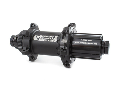 CARBON-TI Hinterradnabe X-Hub SP Center Lock X-12 fr 12x142 mm Steckachse | 24 Loch | Freilauf Shimano/SRAM Road rot