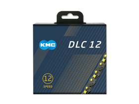 KMC Chain 12-speed DLC12 126 Links | black | yellow