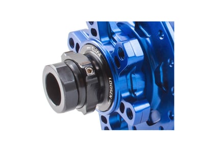 CARBON-TI Hinterradnabe X-Hub SP 6-Loch X-12 fr 12x142 mm Steckachse | Freilauf SRAM XDR gold 24 Loch