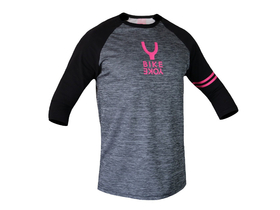 BIKEYOKE Half Sleeve Jersey Rider´s Jersey | grey/pink