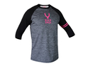 BIKEYOKE Kurzarmtrikot Half Sleeve Rider´s Jersey | grau/pink