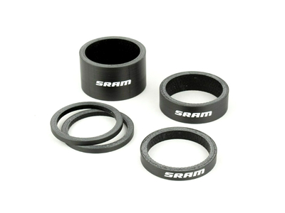 SRAM Spacer Carbon UD | Set 5-teilig | wei