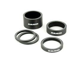 SRAM Spacer Carbon UD | Set 5-teilig | weiß